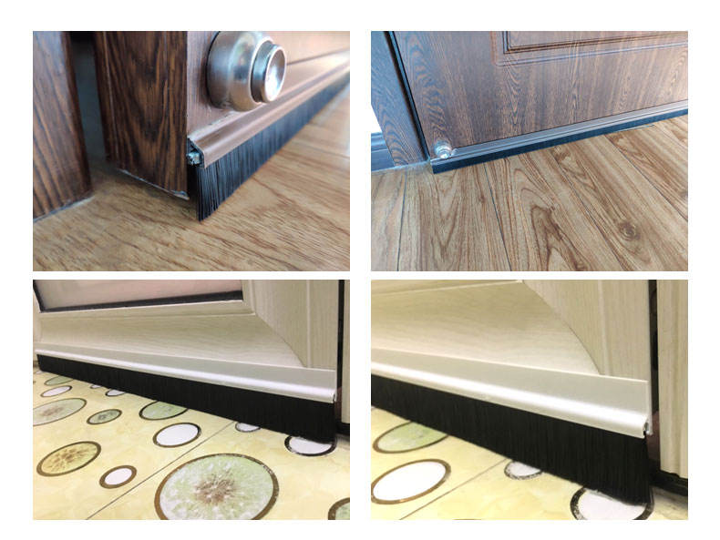 wholesale soundproof door sealing strip windproof door bottom seal