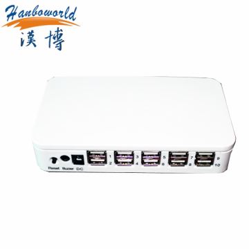 10 port security display alarm for cell phone and tablet