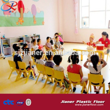 sound Absorb kindergarten rolled pvc vinyl floor