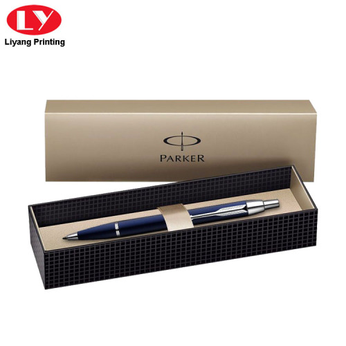 Gold Color Single Pen Packaging Paper Box