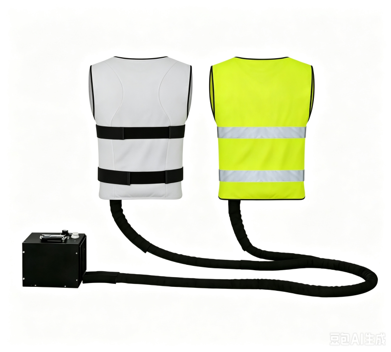 1-to-2 water cooling vest