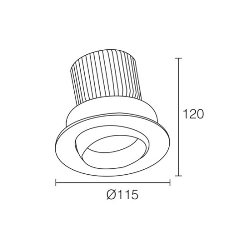 LEDER Powerful Brilliant Lighting 30W LED Downlight