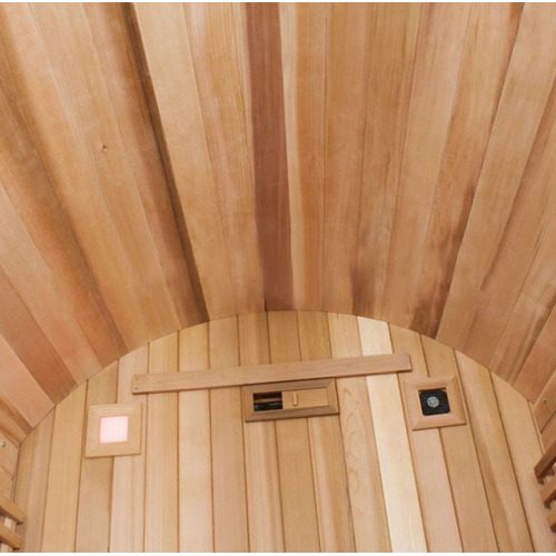 Barrel Sauna Reviews Wooden Hemlock Dry Steam Outdoor Garden Barrel Sauna