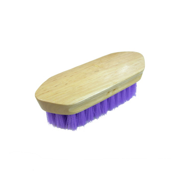 Equine Grooming Brush Wood Back Small