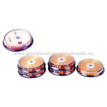Blank DVD-R/DVD+R Discs with 120 Minutes Recording Time, 8x/12x/16x Recording Speed