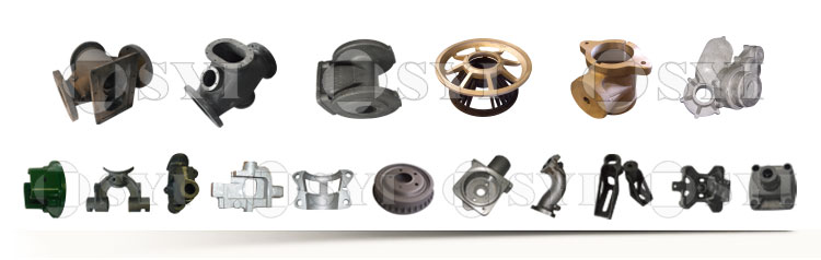 Customized aluminum die casting machines parts