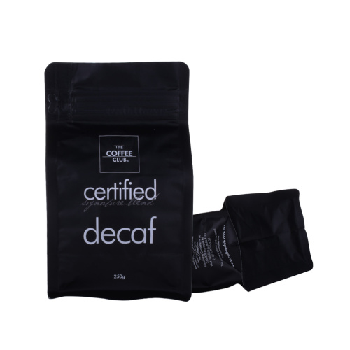 Sac de café plat adapté aux besoins du client de Ldpe de logo avec la valve