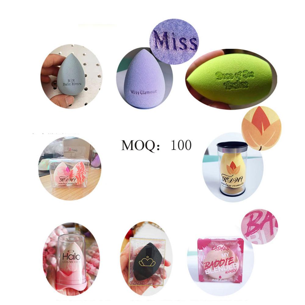 Esponja De Maquillaje Soft Christmas Makeup Sponge 100pcs Could Custom Your Logo 3 Jpg