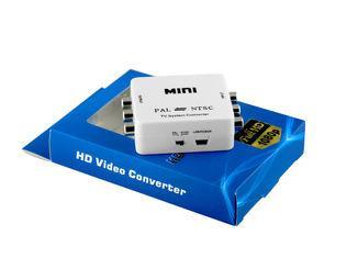 White Mini 3.58 NTSC PAL Converter Format , Stock ntsc to u