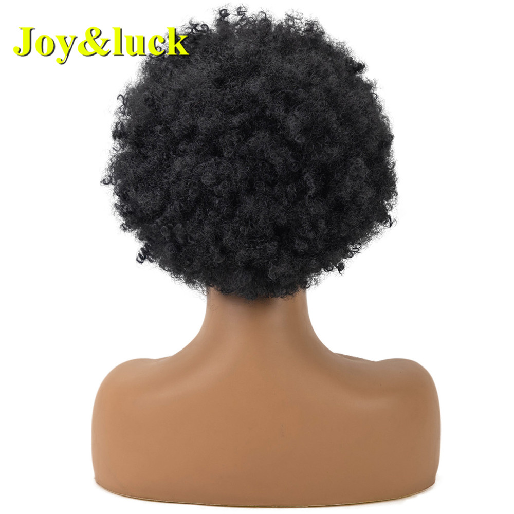 African Headband Wholesale Prices Ladies Hair Black Short Afro Kinky Curly Hairband Wig For Women Headband Wig Synthetic Wigs