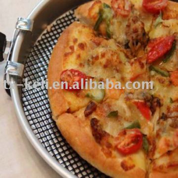 PTFE non-stick round pizza cooking mesh