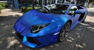 2015 New Coming Matte Chrome Brushed Blue Vinyl Vehicle Vinyl