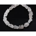 Perlas de piedras preciosas de cristal de Cleary en bruto Natural Clear Crystal Jewelry