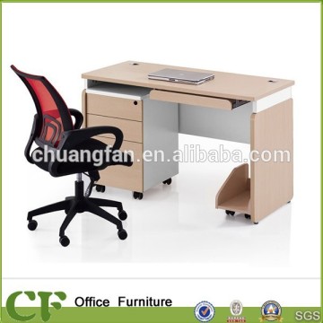 CF modern cheap school desk teacher computer desk with movable pedestal