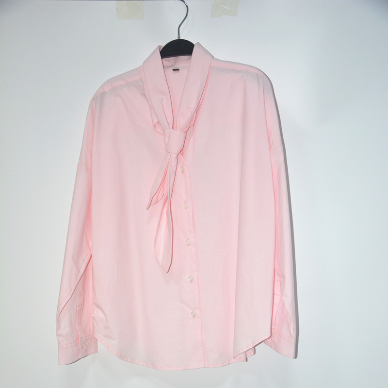 Dyed Women Blouse With Tie