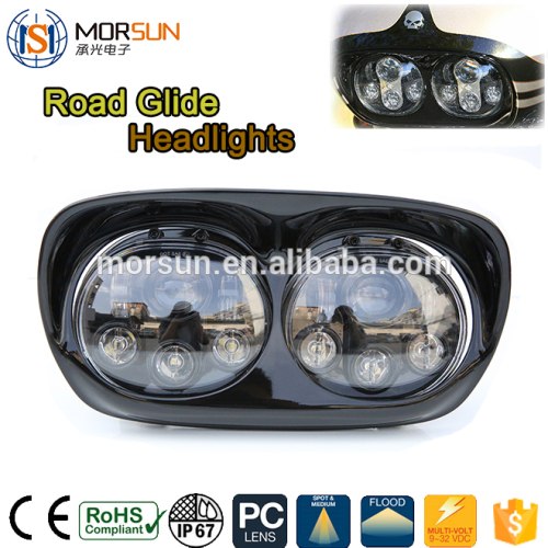 5.75" 5-3/4" High Low beam Lamp Motorcycle 45W LED Lamp Headlight For H-arley Davidson