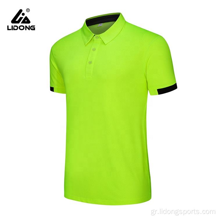 Hot Selling Mens Fashion Short Sleeve Polo πουκάμισο