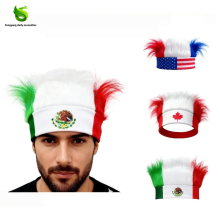 World Cup Fan Accessories Color-Block Hollow Cap