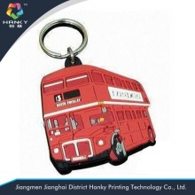 Promotion custom made rubber soft pvc keychain for gifts