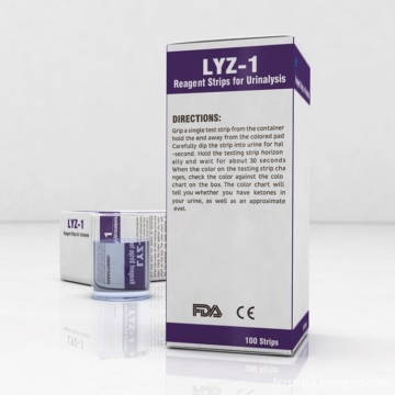 LYZ ketosis test urinalysis diagnostic strips