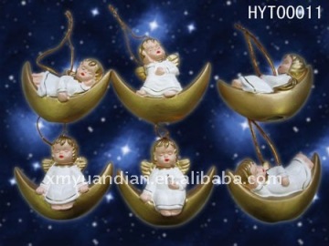 Angel on the moon shape LED lights
