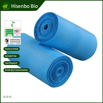 Thickened Household Kitchen Cleaning Flat Mouth Disposable Garbage Bag Degradable Garbage Bag