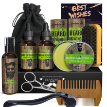 9piece set beard growth kit for men