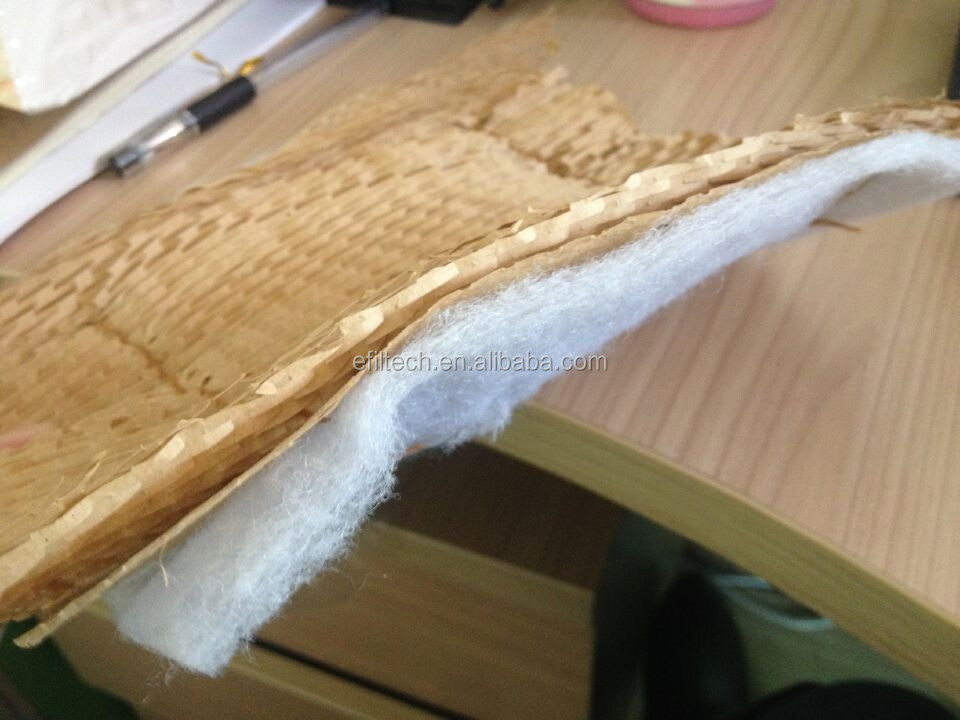 Quality V-type Honeycomb Pleat Air Filter Overspray Andreae Filter Paper