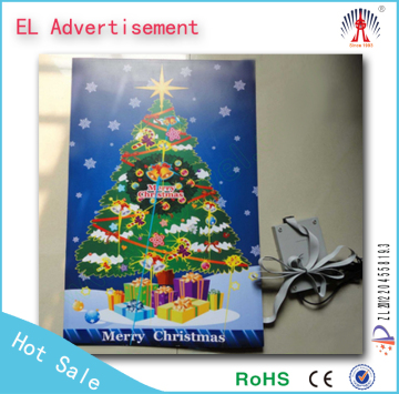 portable advertising display/el advertisement poster/led poster advertisement