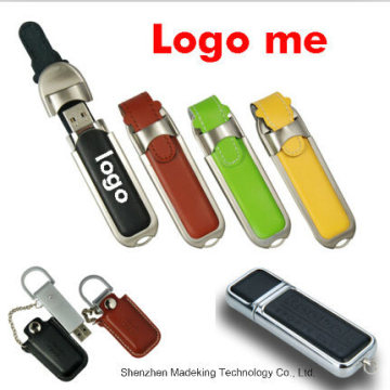 Best Selling USB Flash Drives Leather USB Flash Pen Drives