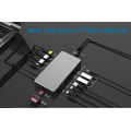 14in1 Multiports Thunderbolt4 USB C Laptop Docking Station