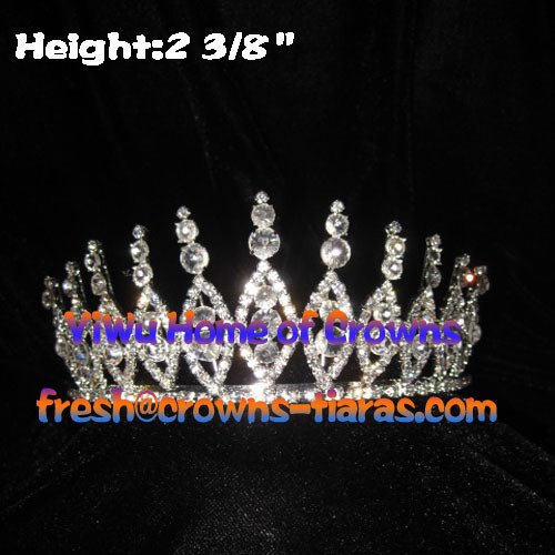 Pageant Crowns With Big Clear Diamond