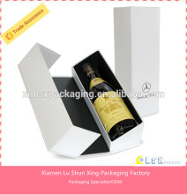 Wholesale Cardboard Wine Packaging Box/Single Bottle Paper Wine Box/paper red wine box