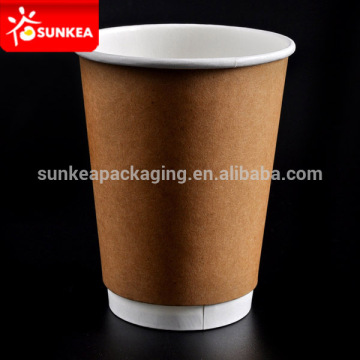 Custom design disposable paper coffe cup