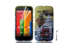 Printed London Bus Protective Cover Soft TPU Gel Case For M