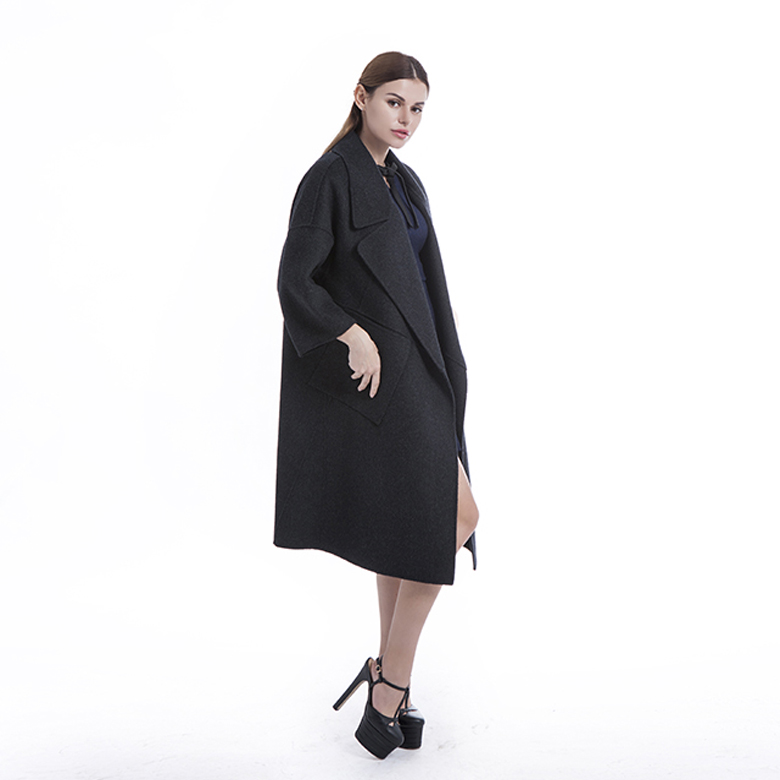 Long Cardigan Cashmere Coat