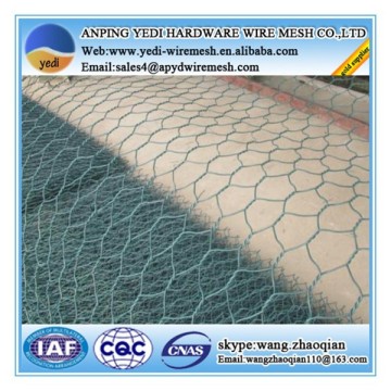 pvc coated 1/2 inch chicken wire mesh