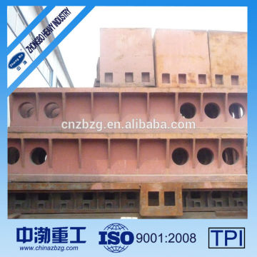 High Quality Iron Grey HT200 Iron Lathe Bed,cast iron machine bed ht250