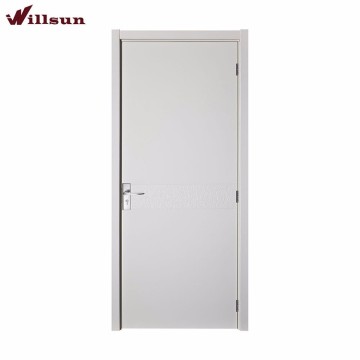 Factory Supply Interior Pure White Flush Slab Wood Door