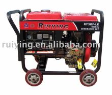 open type diesel generator portable with wheel