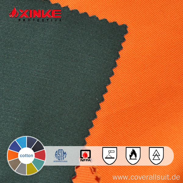 cotton fire retardant fabric for garment