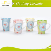 high quality stoneware mug with decal