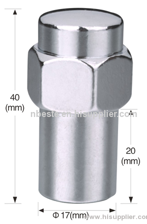 Conical Seat Lug Nuts,mag Lug Nuts,1-pc Standard Mag 