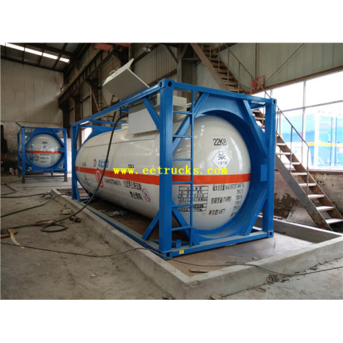 20feet 22000L Thùng chứa chất lỏng chứa Clo