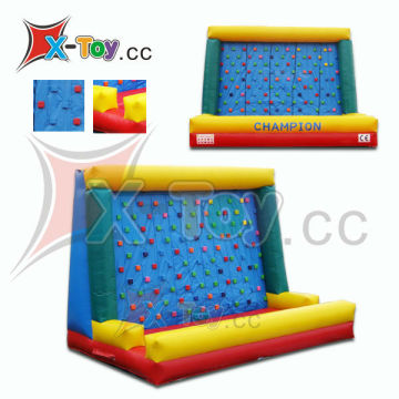 New game Inflatable climbing wall,inflatable rock climbing game
