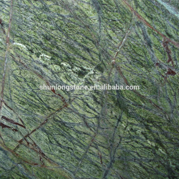 Rainforest Green marble tile slab