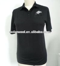 Fashion Men Plain Dyed Short Sleeve With Pocket Polo Shirt