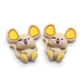 Super Cute Two Sizes Miniature Flat Back Resin Mouse Charms Kawaii Crafts Hot Selling Slime Making Accessories