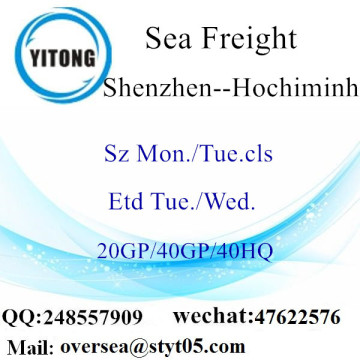 Envío de carga marítima del puerto de Shenzhen a Hochiminh