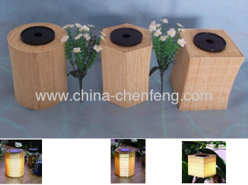 Asia Style Bamboo Solar Decor Lights?